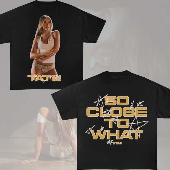 Tate McRae Shirt, Tate McRae 2025 Concert Shirt 2 Sided - Picture 1 of 4